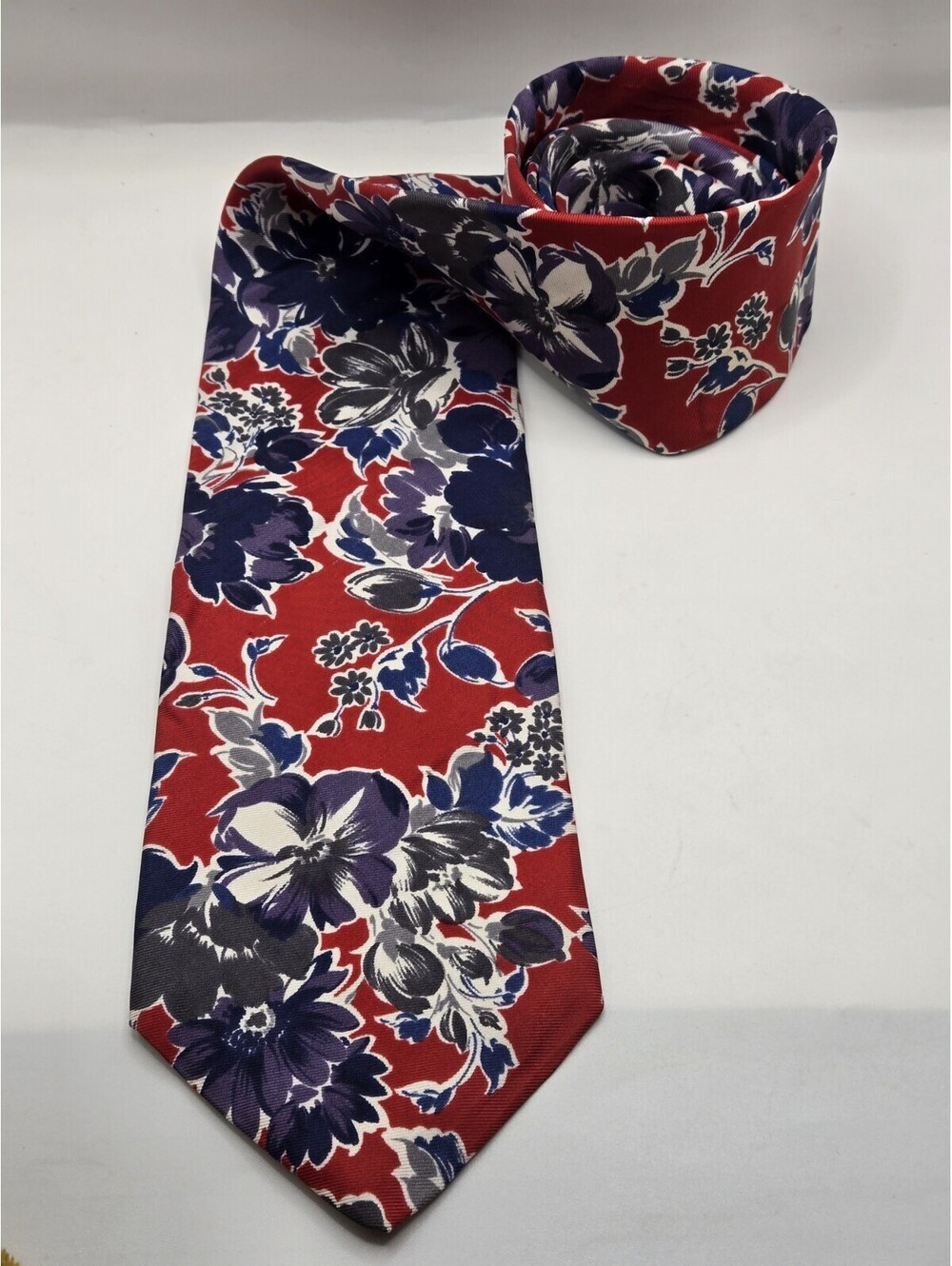 Vintage Bert Pulitzer Collectors Edition 100% Silk Floral Men’s Neck Tie USA